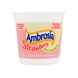 Ambrosia Custard Strawberry 150g